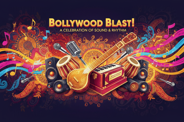 Generate a image for the bollywood music banner 
