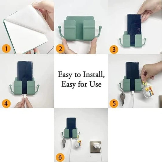 TecSox Wall Mounted Mobile Holder Storage Case for Remote