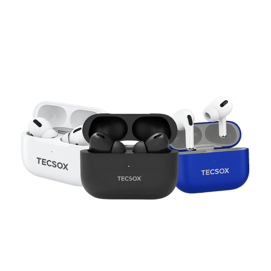 Buy TecPod Pro Black Matt Bluetooth Earbuds | Deep Bass | Water Resistant