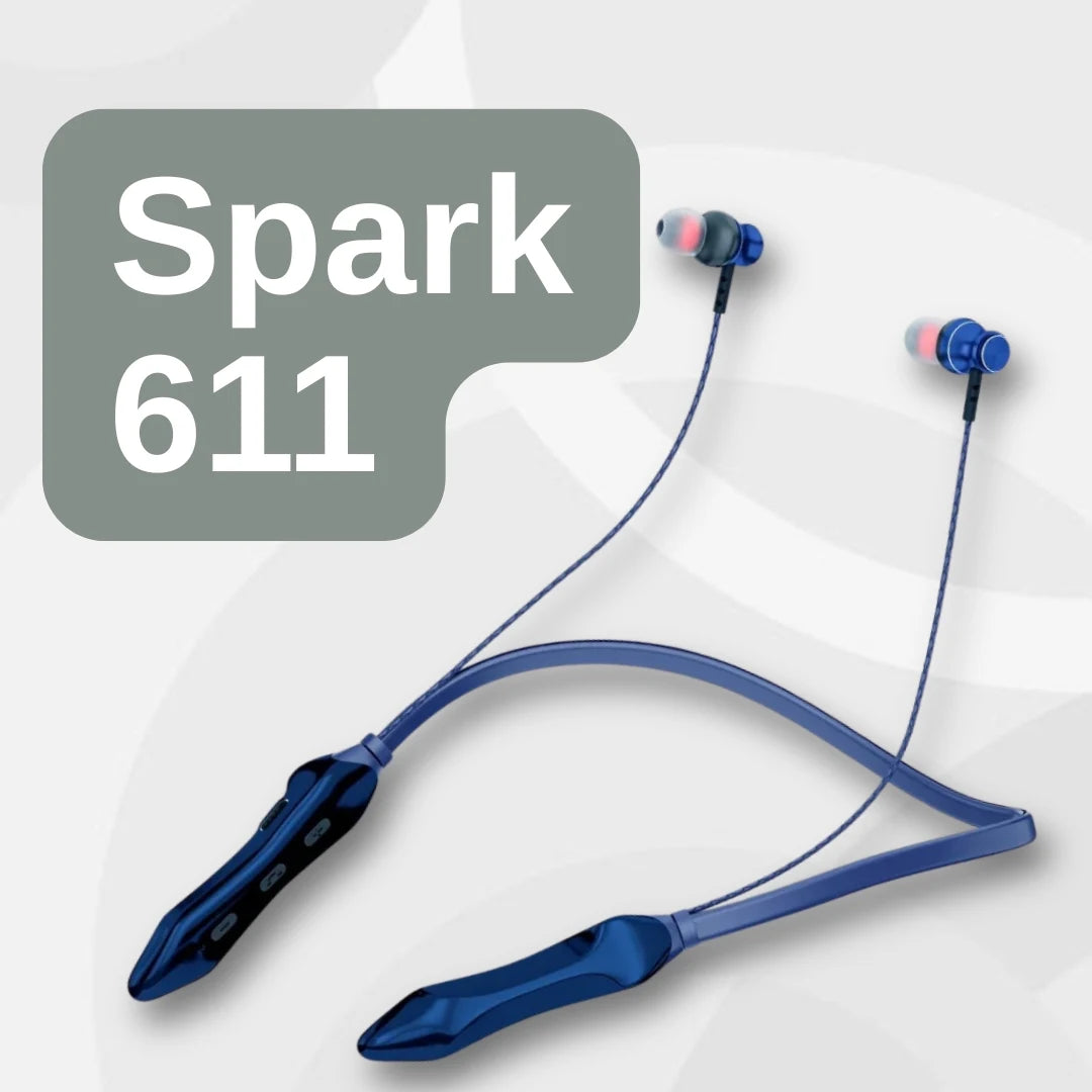 Spark611 Bluetooth Neckband | ENC | 30 Hr  | IPX Water Resistant