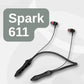 Spark611 Bluetooth Neckband | ENC | 30 Hr  | IPX Water Resistant